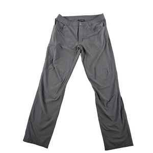 Patagonia Quandary Pants Mens 35x32 Gray Straight Fit Lightweight Outdoor Hike